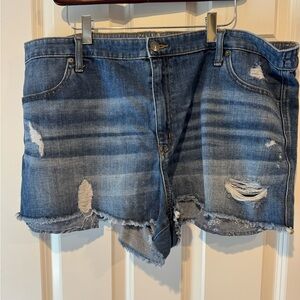 Aerie Denim Distressed Women's Shorts